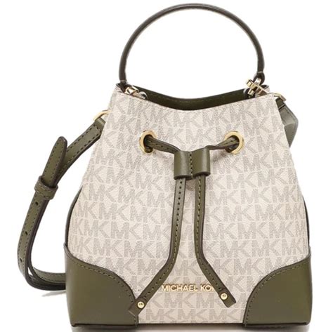 michael kors mercer olive embossed bucket crossbody bag|Amazon.com: Michael Kors Mercer .